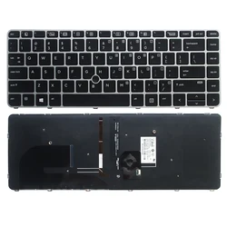 NEW Laptop Keyboard for HP for EliteBook 840 G3/840 G4/848 G3/848 G4/745 G3/745 G4/840r G4 HSTNN-I33C-4/ZBOOK 14u G4