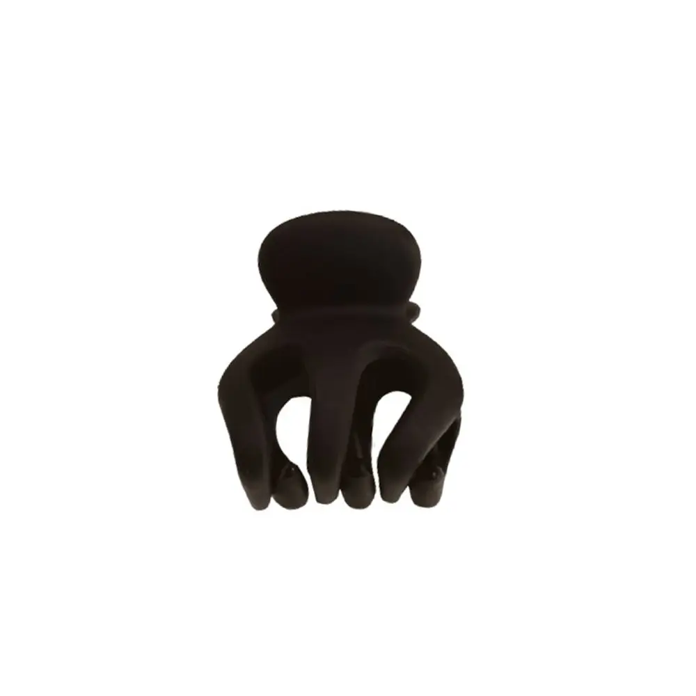 미니 헤어핀 여성용 헤어 클로 솔리드 컬러 블랙 소녀 헤어핀 하이 포니테일 고정 클립 한국 스타일 헤어 클립 작은 헤어 클로