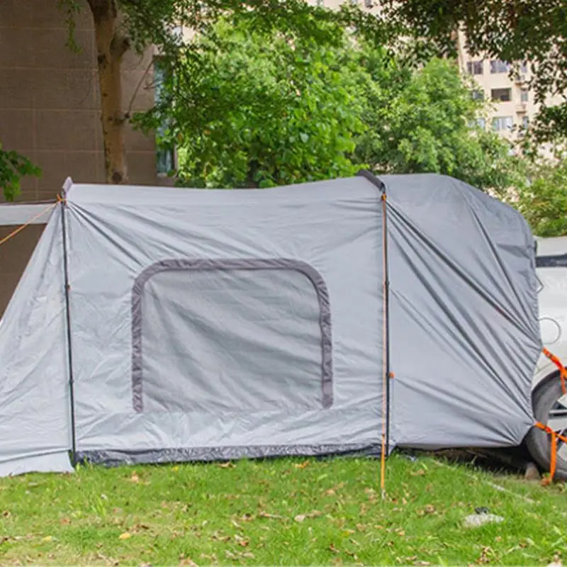 Imagem -05 - Tenda Traseira do Carro com Proteção uv Tenda do Tronco Porta Traseira do Carro Sombra Toldo Barraca Camping