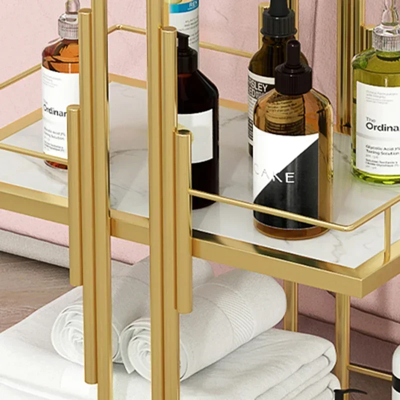 عربة بسيطة حديثة على الطراز الإيطالي عربة حلاقة متعددة الوظائف أصلية أثاث قابل للتخزين Skjuta En Vagn HBSC