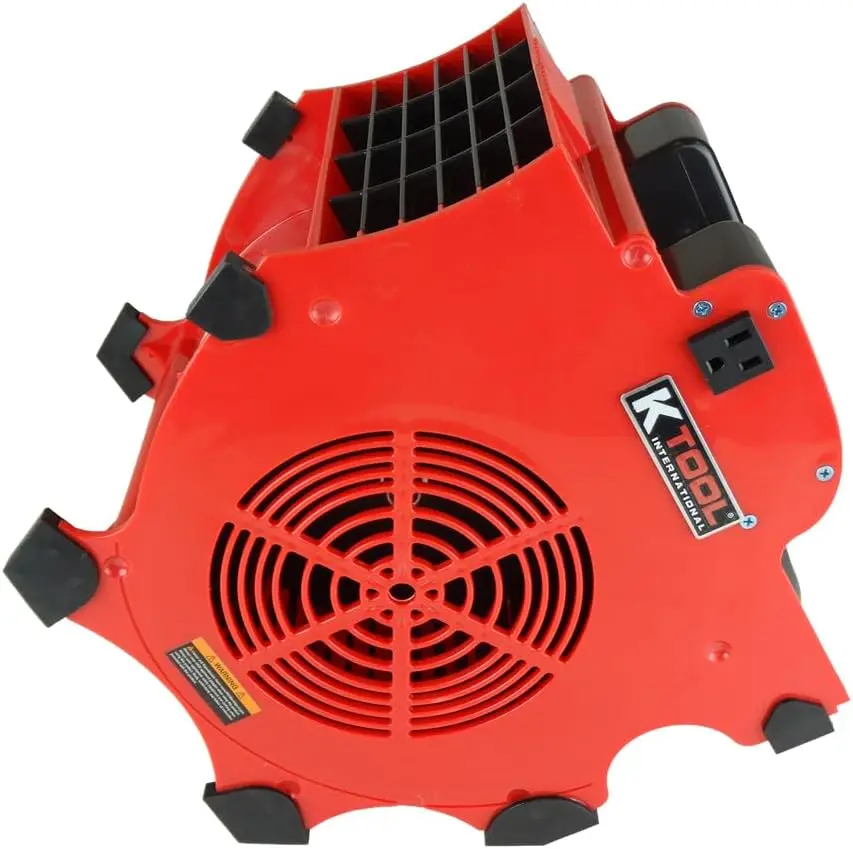 Heavy-Duty Floor Blower Fan, 1200 CFM, 3-Speed Motor, Overload Protection, Indoor/Outdoor Use