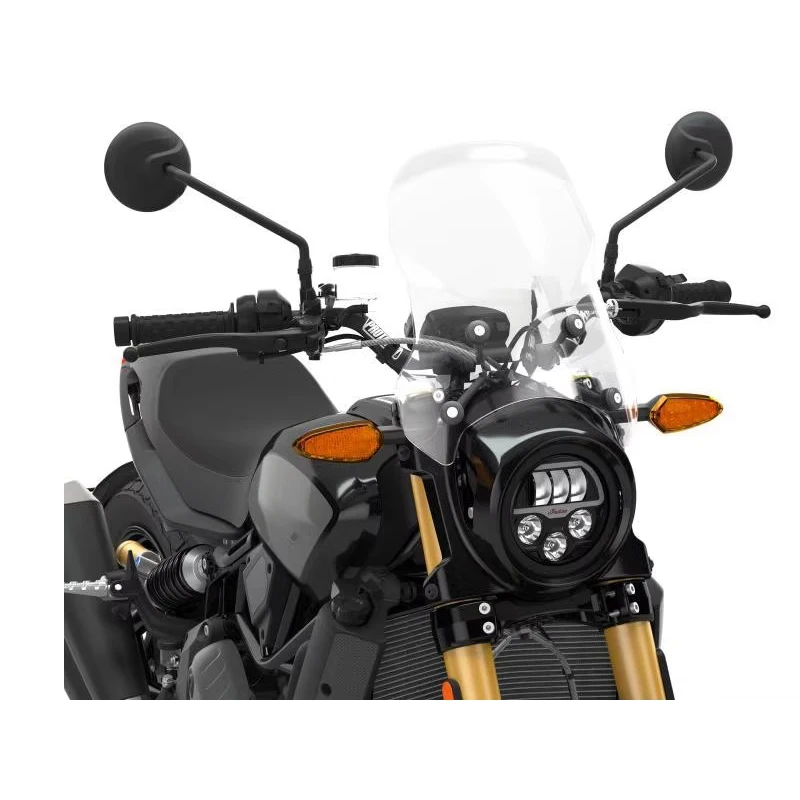 

For Indian FTR 1200s Long-Distance Touring Windshield Clear Deflector Glass New Clear