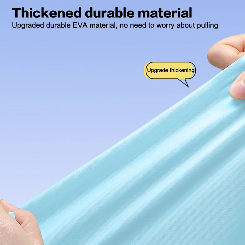 المشي لمسافات طويلة في الهواء الطلق السفر المحمولة سميكة طويلة بذلة معطف واق من المطر غير المتاح الكبار معطف واق من المطر إيفا مقاومة للاهتراء التخييم #3