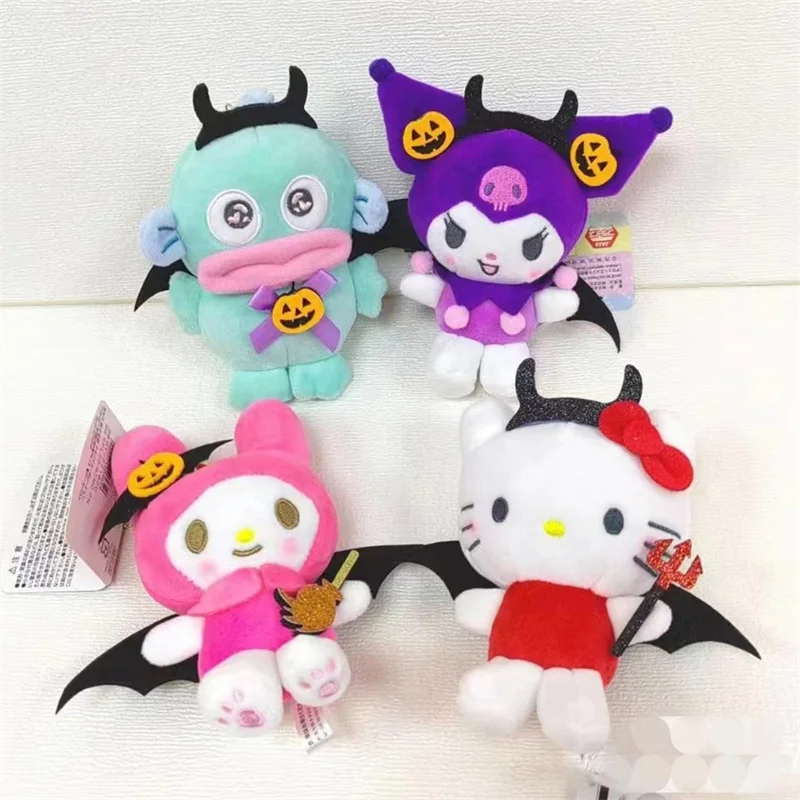 

Sanrio Хэллоуин Hello Kitty плюшевая игрушка брелок Kuromi мягкая заполненная кукла кулон моя мелодия плюшевый брелок сумка Аксессуары подарок