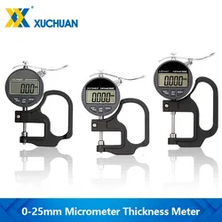 Micrometer Thickness Meter 0-10mm 0-25mm 0.01mm/0.001mm Digital Micrometer Electronic Meter Rular Thickness Tester