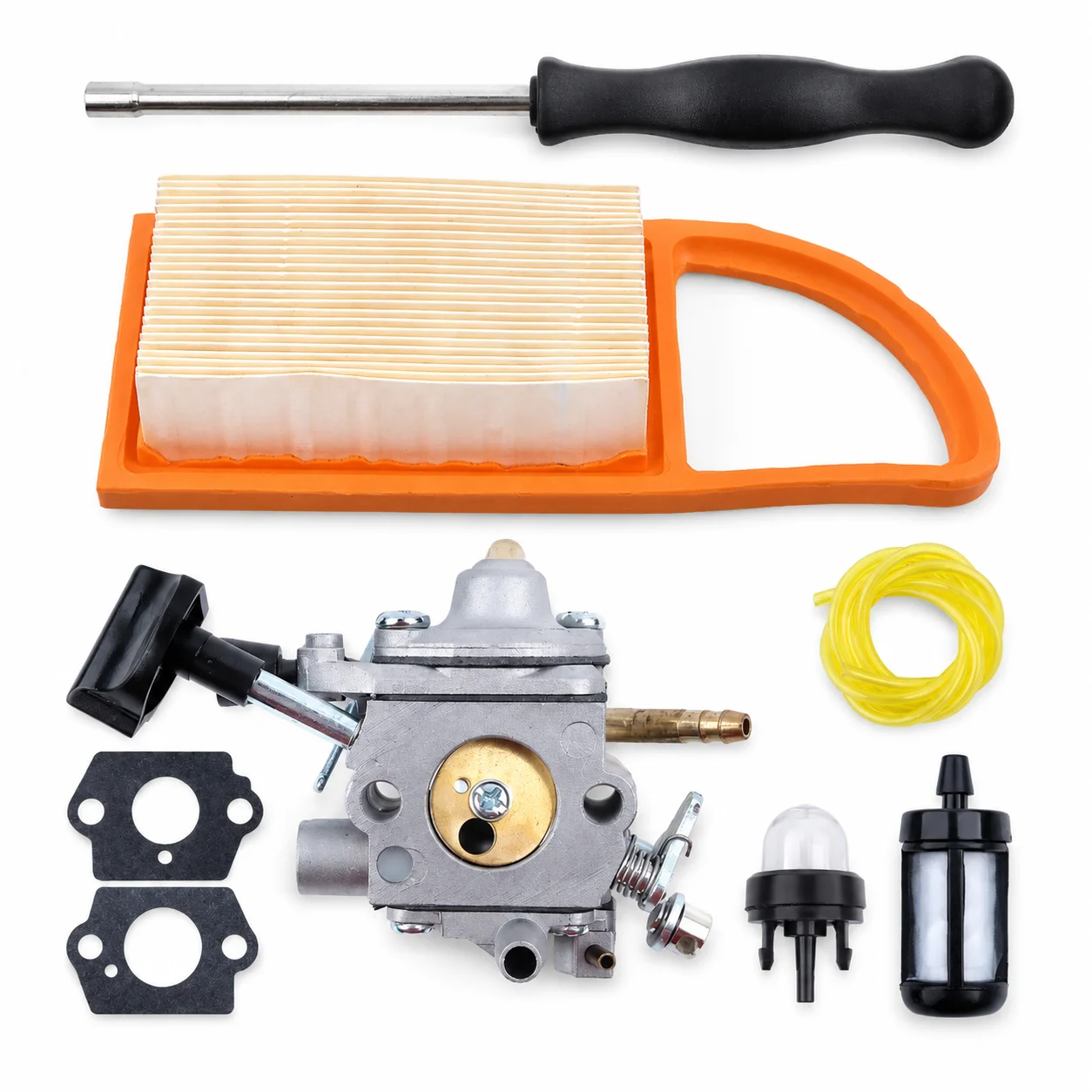 Carburetor Air Filter Spark Plug Fuel Line Filter Tune Up Kit For Stihl BR500 BR550 BR600 Replaces Zama C1Q S183 4282 120 0606