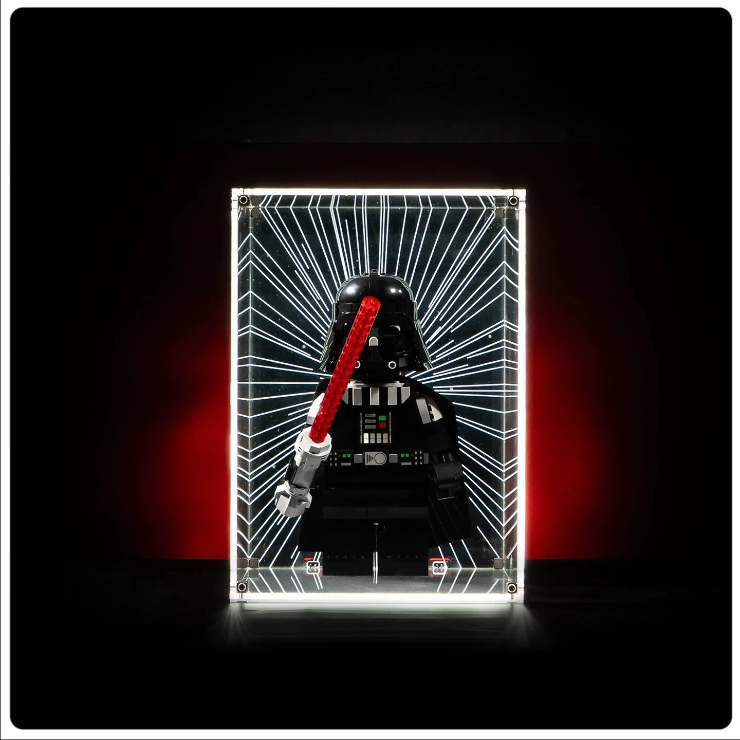 Acrylic Display Case for Lego 75461 Up-Scaled Darth Vader Minifigure Dust Cover Storage Box(Excluding the building set) - view 5