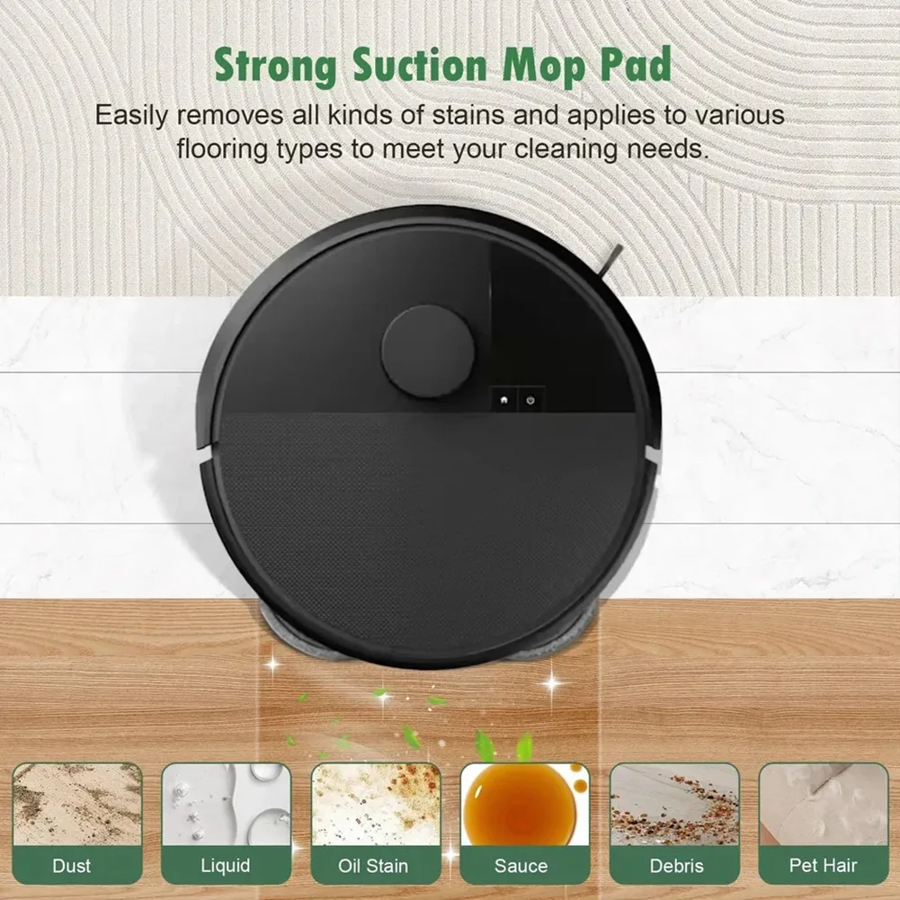 Accessories for Plus 405/505 Combo Robot Vacuum Cleaner Parts,Main Side Brush Hepa Filter Mop Dust Bag