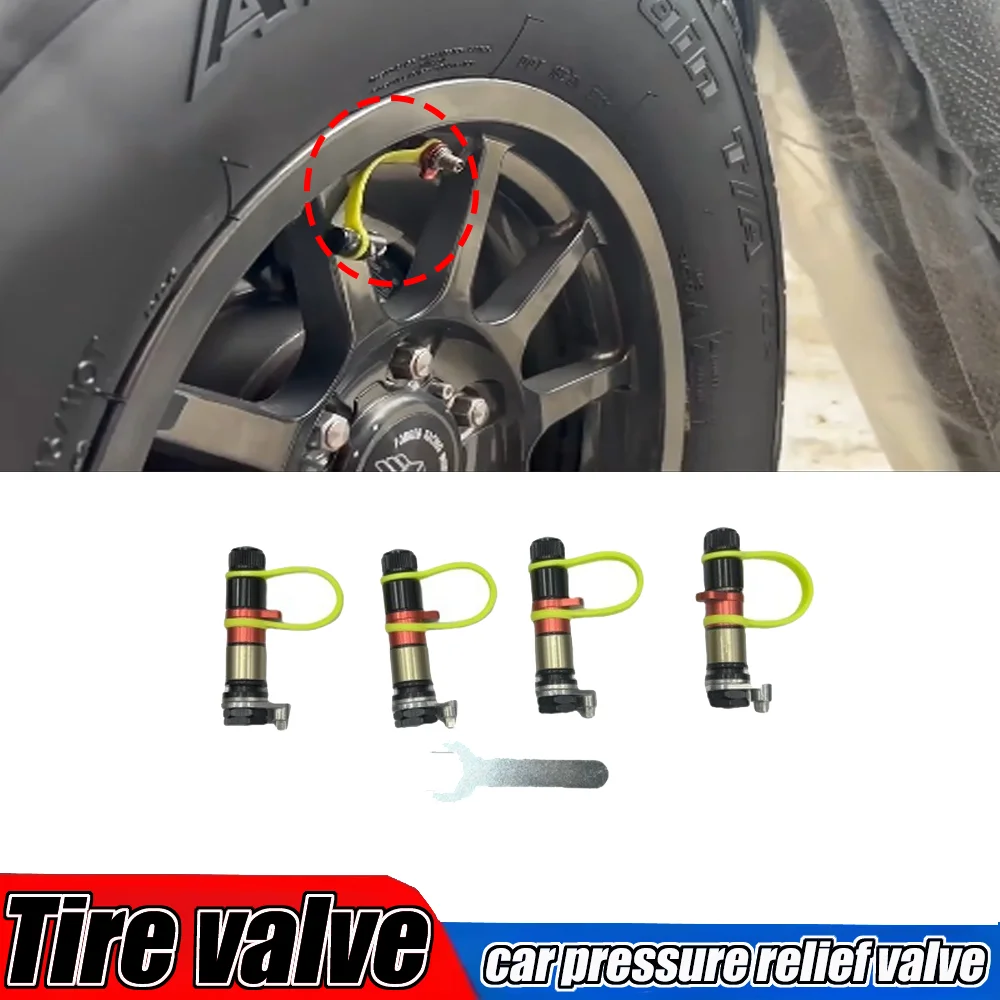 Auto Universal Accessorise Tire Valve Car Pressure Off-road Sand Tire Gate Quick Release Desert Tire Release Valve