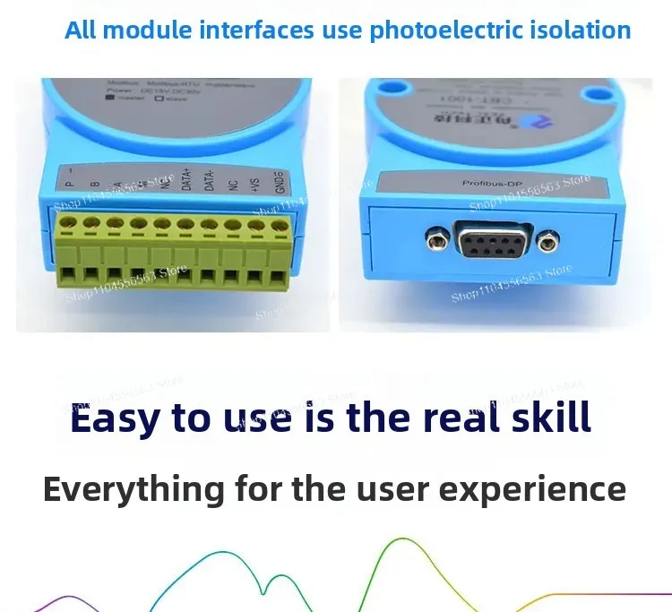 ​ ​ Profibus DP إلى Modbus RTU Gateway CBT 1001، محول بروتوكول RS485 للأتمتة الصناعية والاتصالات PLC ​ ​