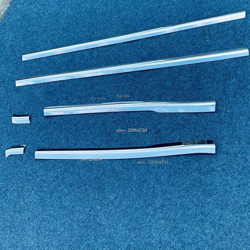 For Toyota Harrier Venza 2020 2021-2024 Steel Car-Styling car Auto Decorative Accessories Side Door Body Molding Cover Trim