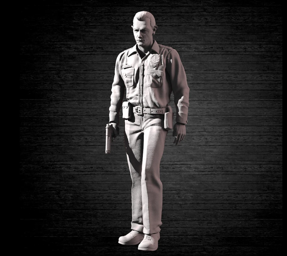 

1/24 75mm 1/18 100mm Resin Model Terminator T-1000 Figure Unpainted Unassembled RW-100