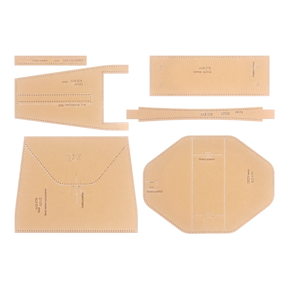 مجموعة واحدة من حقيبة كروس نسائية ذات سعة كبيرة، حقيبة يد أنيقة، قالب أكريليك بفتحات، مشغولات يدوية جلدية ذاتية الصنع - هدية خاصة #3