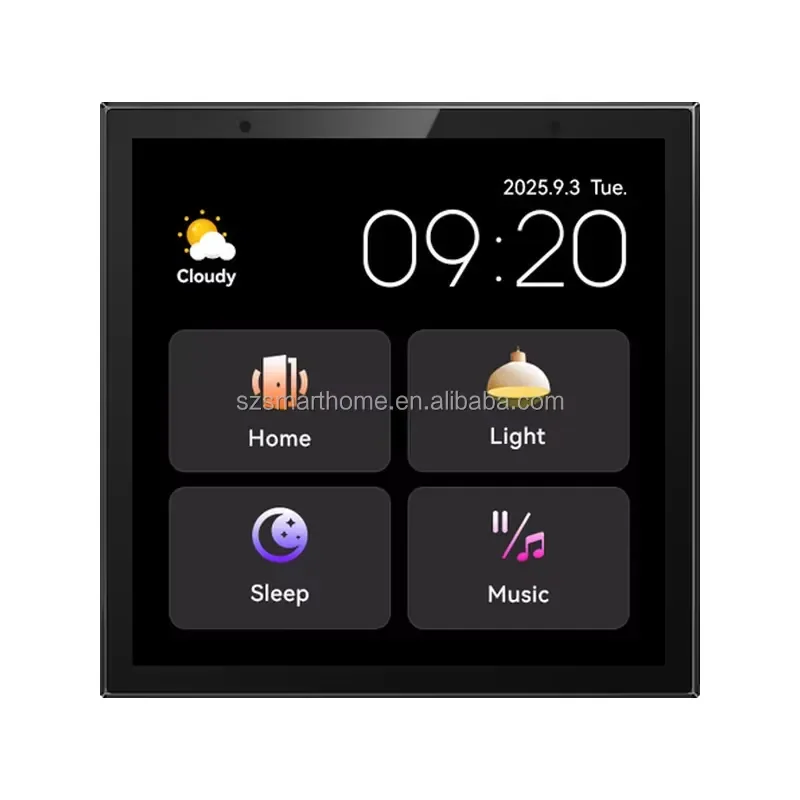 for Tuya 4 Inch Smart Home Control Panel Multi Functional Music WiFi IPS Display App Intelligent Touch System Smart Home Kits