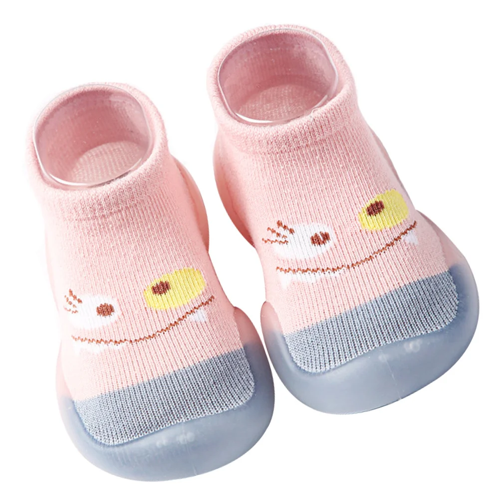 

1Pair Baby Anti-Skid Flooring Socks Breathable Prewalker Infant Cotton Shoes Non-Slip Home Footwear Non-Slip Flooring Socks