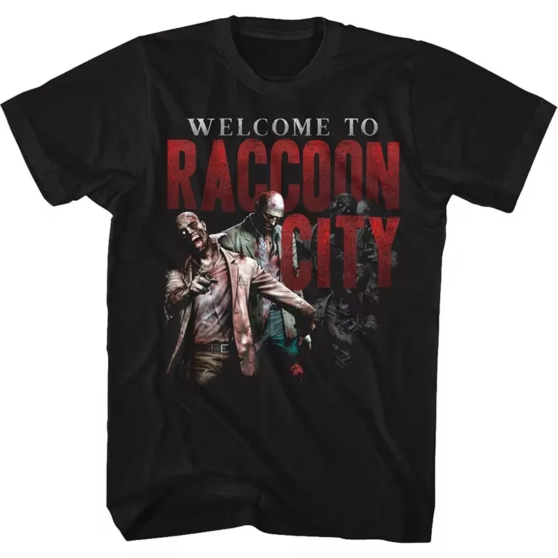 Resident Evil Umbrella Corp Classic Logo Graphic T-Shirt Cotton Men Women Streetwear Tee