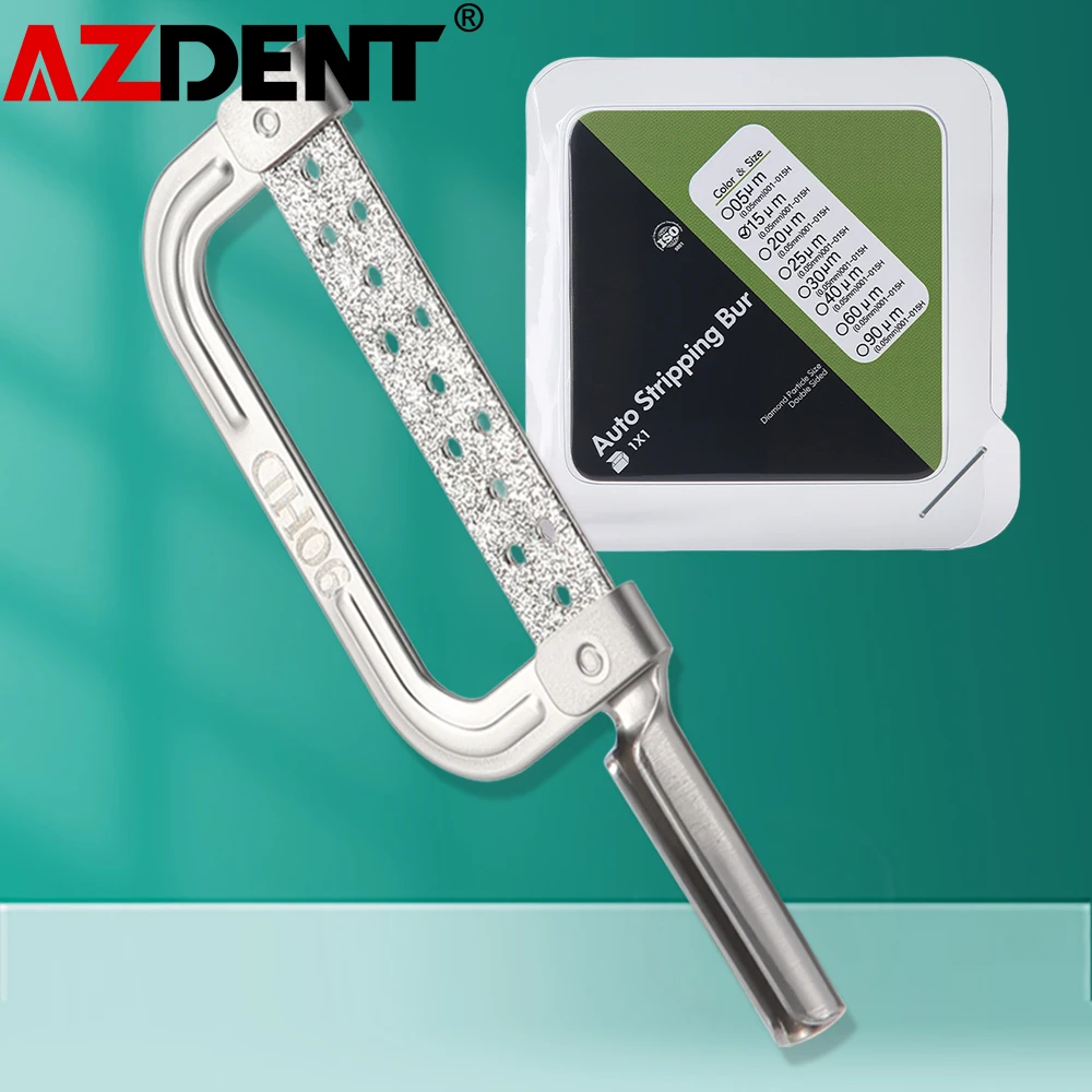 

1Pcs Azdent Dental Orthodontics Interproximal Enamel Reduction Automatic Strip 15-90 HD Polishing Finishing Contouring Materials
