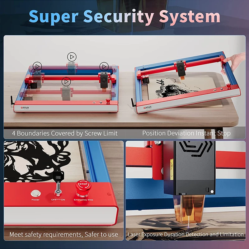 Ortur Laser Master 3 Lase Engraving Cutting Machine DIY Jewelry Metal Marker Engraver Wood Cutter With Rotary Roller