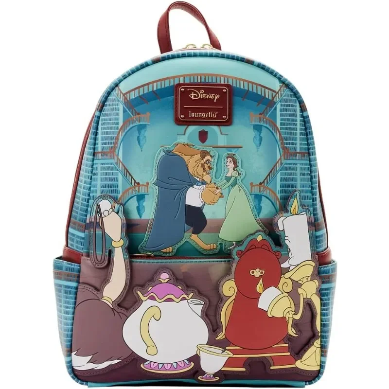 Loungefly Disney Bags Beauty and The Beast Library Scene Mini Backpacks