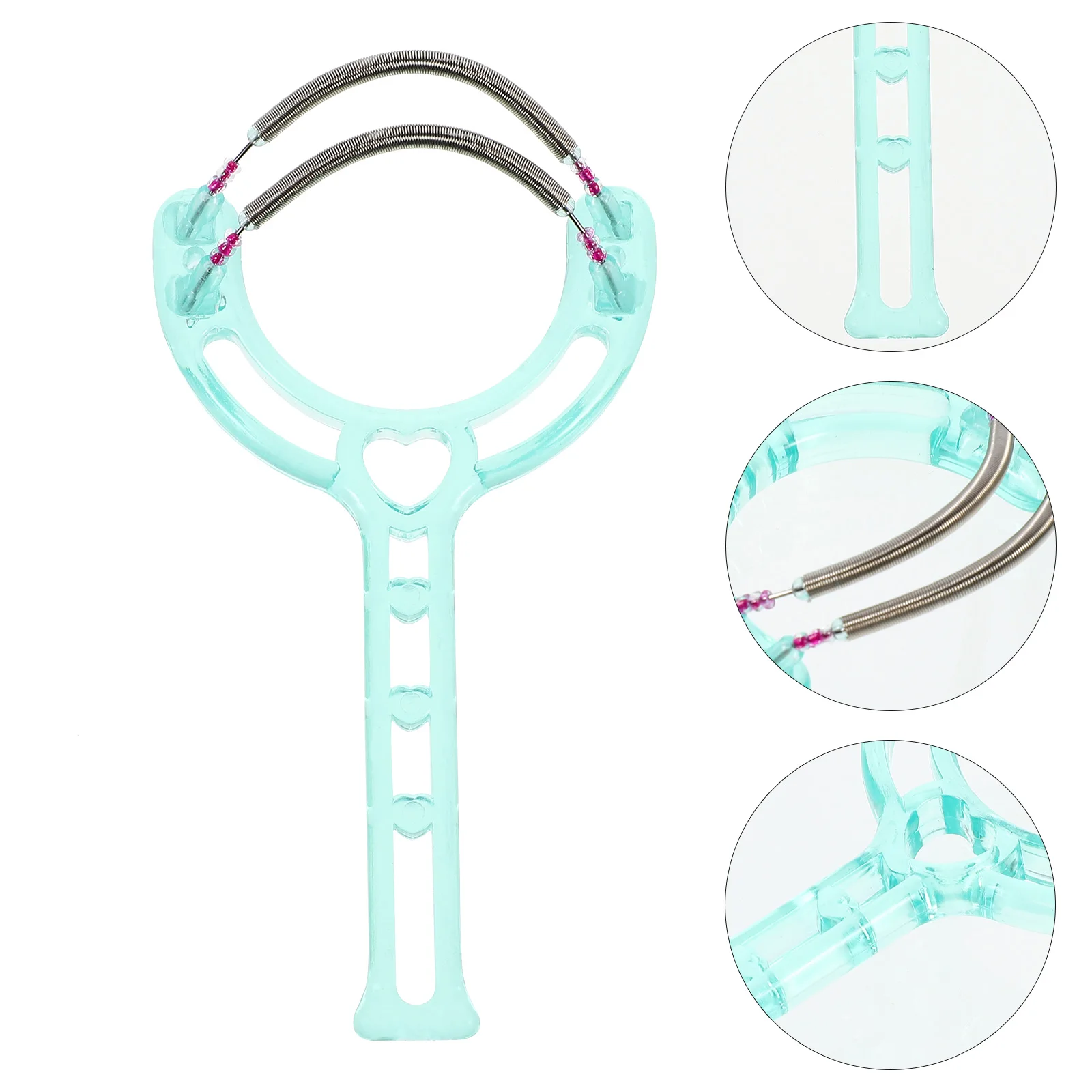 

Facial Hair Remover Eyebrow Tool Portable Epilator Device Razor Spring Shaver Face Hair Removal Root Pull Skin Safe Travel