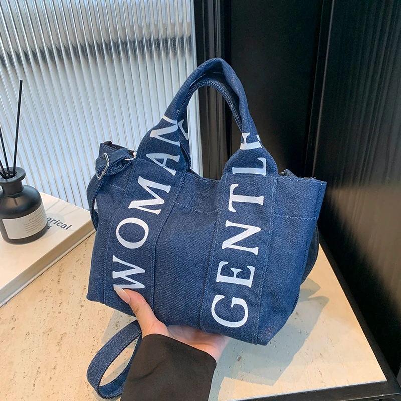 Borse di jeans di marca per le donne borsa a tracolla in tela di alta qualità borse e borsette di lusso borsa a tracolla di design borsa a tracolla