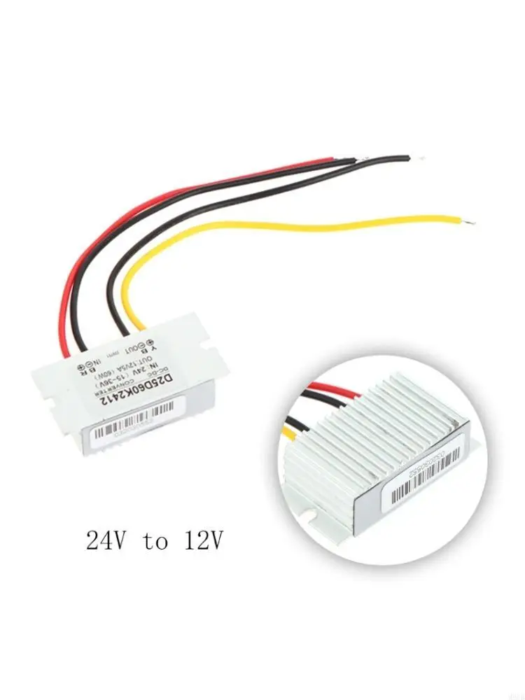 M6CB 24V To 12V 5A 60W Model Converter Stabilizer Step Down Regulator Model Power for Cars Waterproof