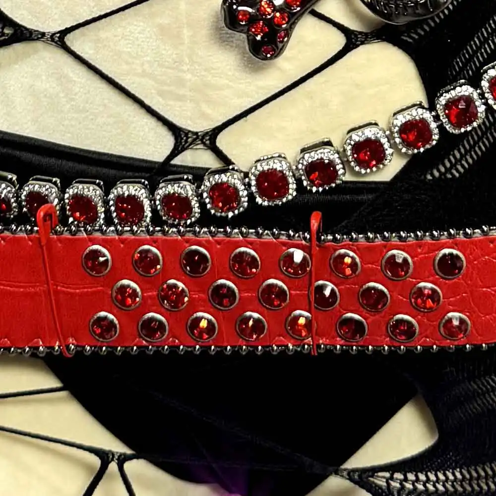 Eco anni '90 Punk Rock Y2K TOP Kawaii Teschio fatto a mano Fai da te Festival Outfit Abito gotico per adolescenti Emo Grunge 2025 Harajuku E-Girls Goth