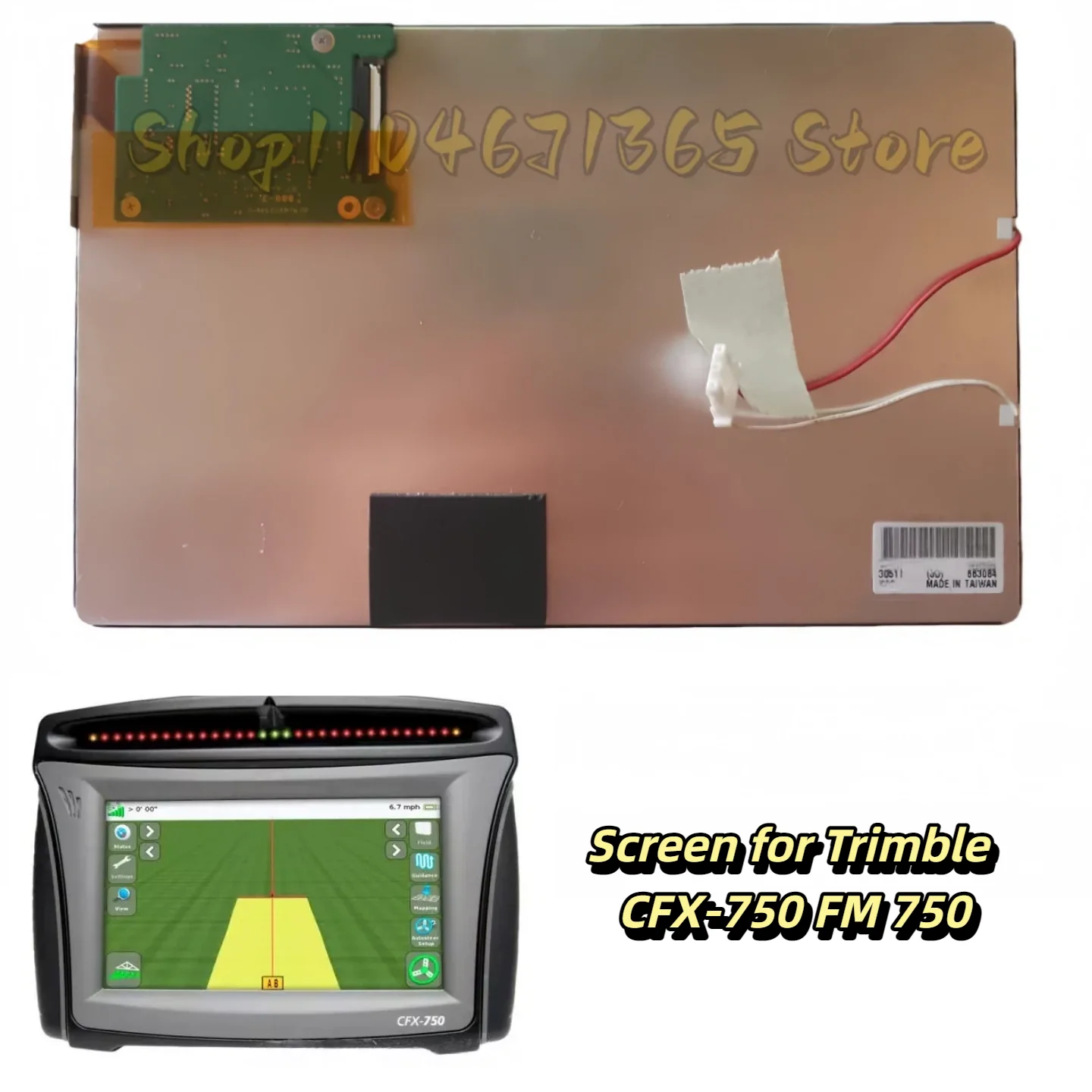 LCD Display Screen Panel for Trimble CFX-750 FM 750 CFX750