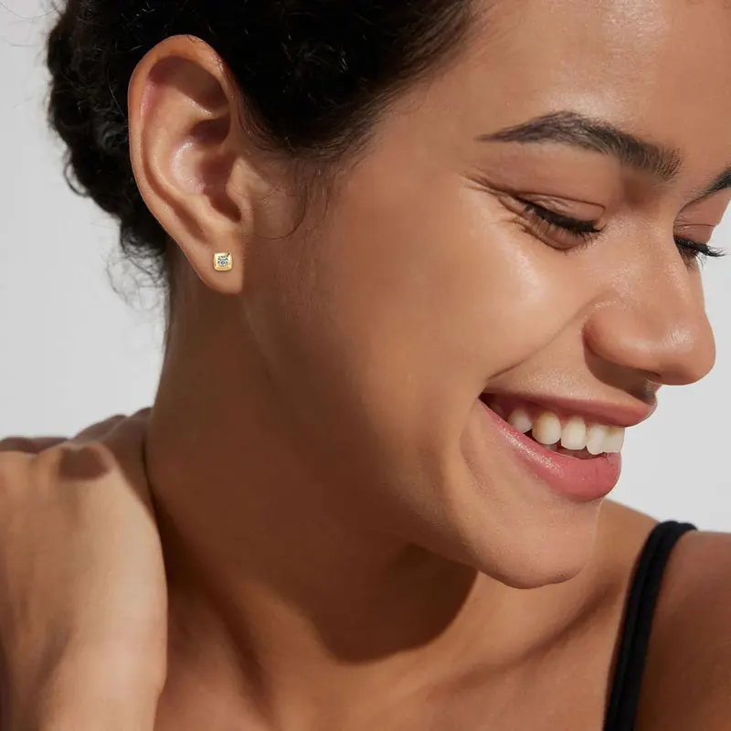 

RAPRGOLD D VVS1 3 мм круглые серьги-гвоздики с муассанитом для женщин, серьги-гвоздики из стерлингового серебра 925 пробы, ювелирные изделия, подарки