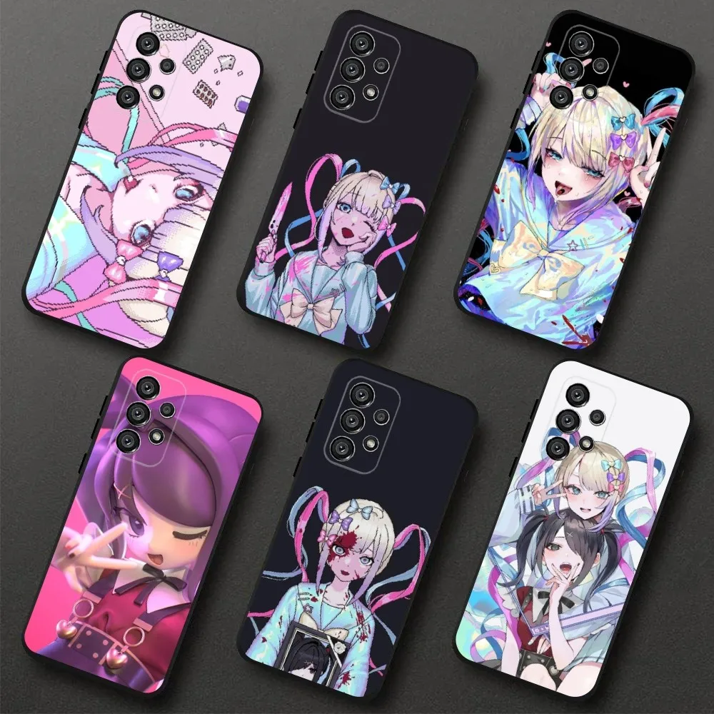 Game N-Needy Girl Overdose Phone Case For Samsung Galaxy A20,A21s,A22,A31,A32,A52,A53,A72,73,A80,A91 Soft Black Cover