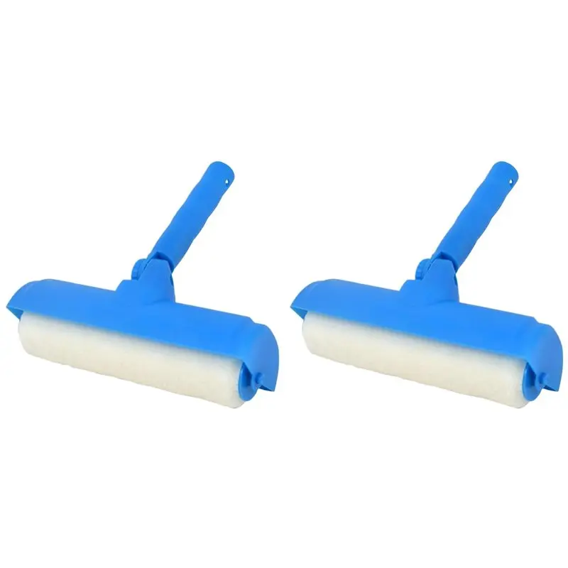 A96K-2Pcs 10-Inch Ceiling Paint Roller With Adjustable Shield For Splatter-Free Painting