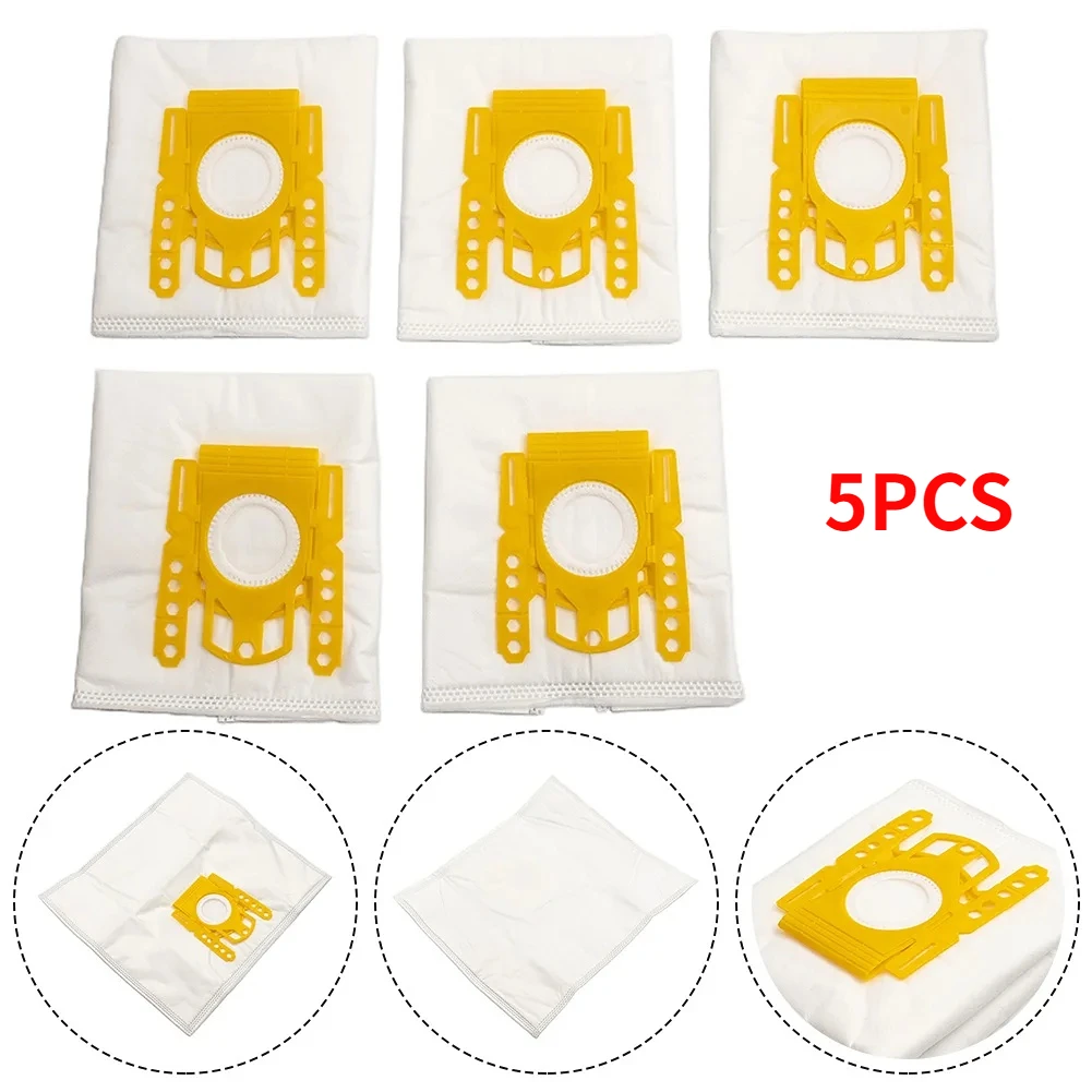 5PCS Vacuum Cleaner Bags For Karcher Fleece Filter Bags For VC 2 VC6100 VC6 200 VC6300  6.904-329.0 Washable Reusable