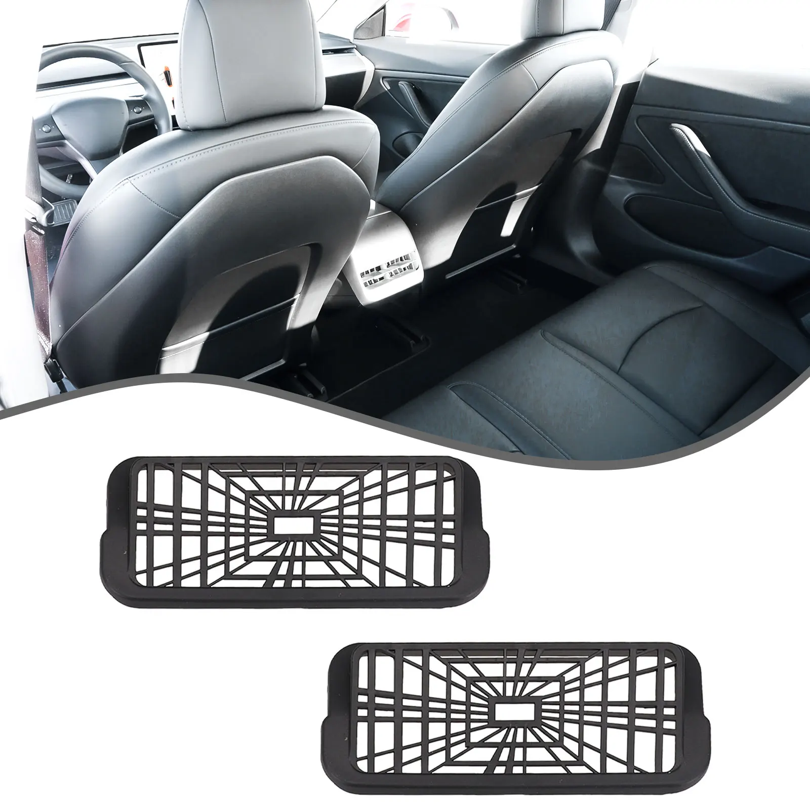 For Tesla Model 3 For Highland Air Vent Cover Vehicle Under Chair Aesthetic Backseat Car Exquisite Design Grille