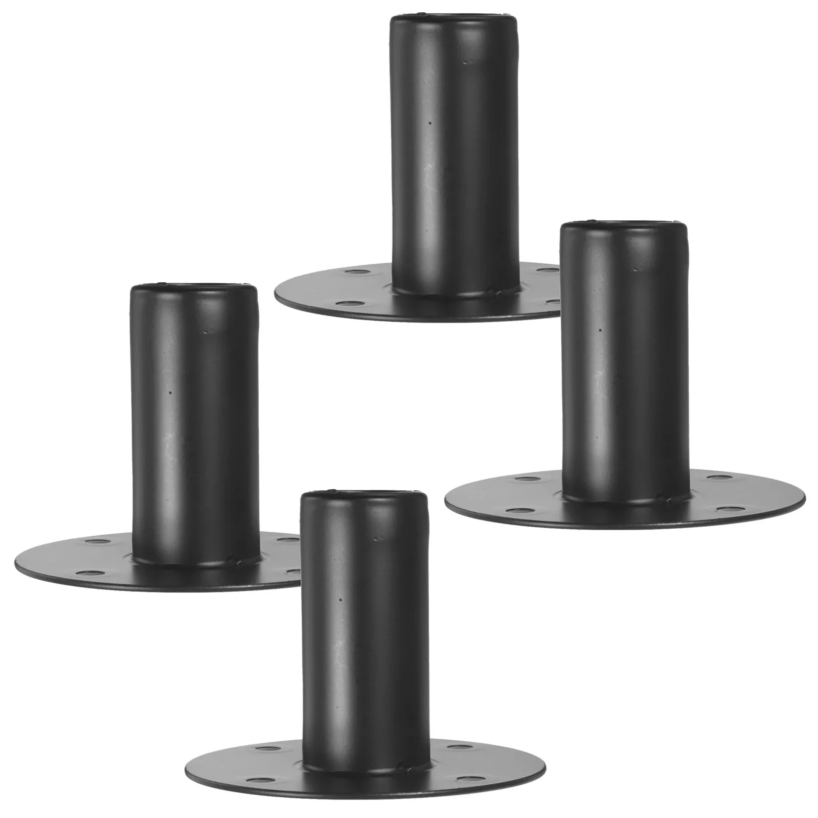 4 adaptateurs de plaque pour support d'enceinte, pour technicien du son, conversion, montage sur poteau en aluminium, studio