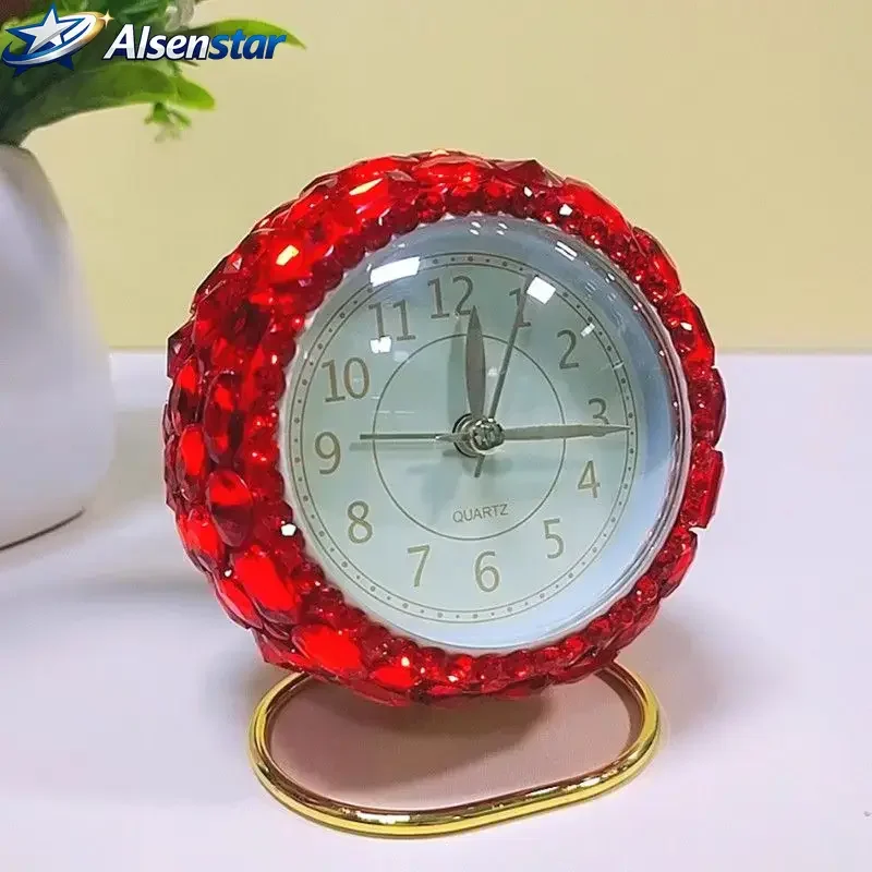 Modern Table Clocks Creative Living Room Desk Clock Bedroom Silent Desktop Watch with Light Interior Decoration Accessories