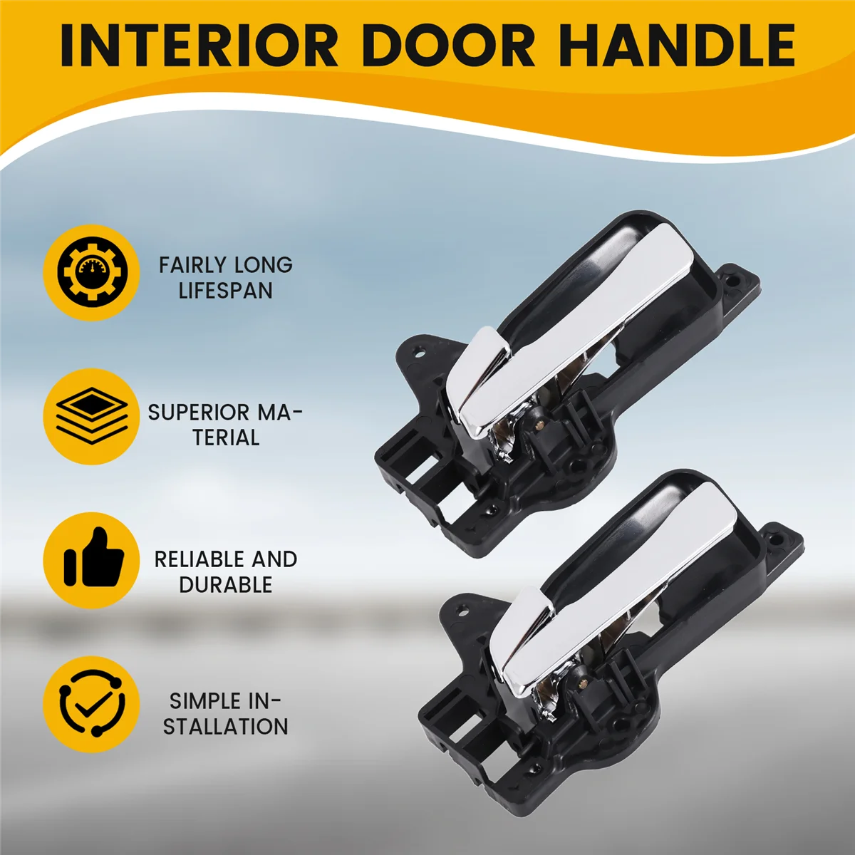 

4PCS Car Inner Door Handle for Hyundai I30 I30CW 2007-2011 826102L010 826202L010JAS