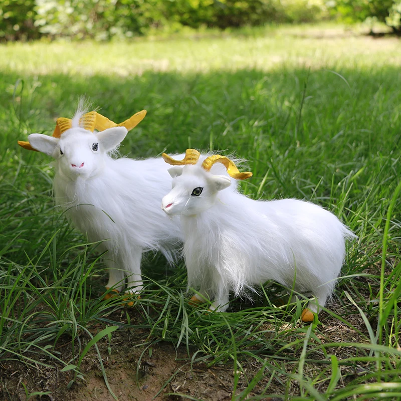 

Simulation Goat Model Plastic & Furs Sheep Static Handicraft,Decoration Home Garden Decoration Ornaments Gift P1602
