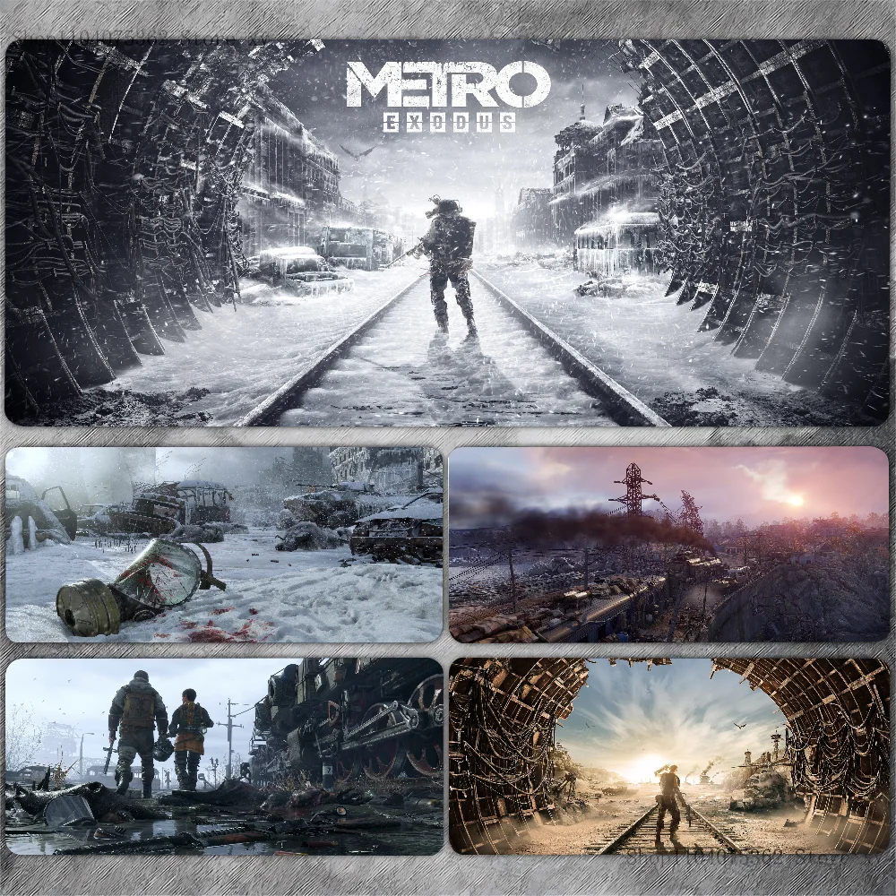 Metro Exodus Non-slip Mouse Pad Suitable For Office Computers Laptops E-sports Game Desk Mats XXL Keyboard