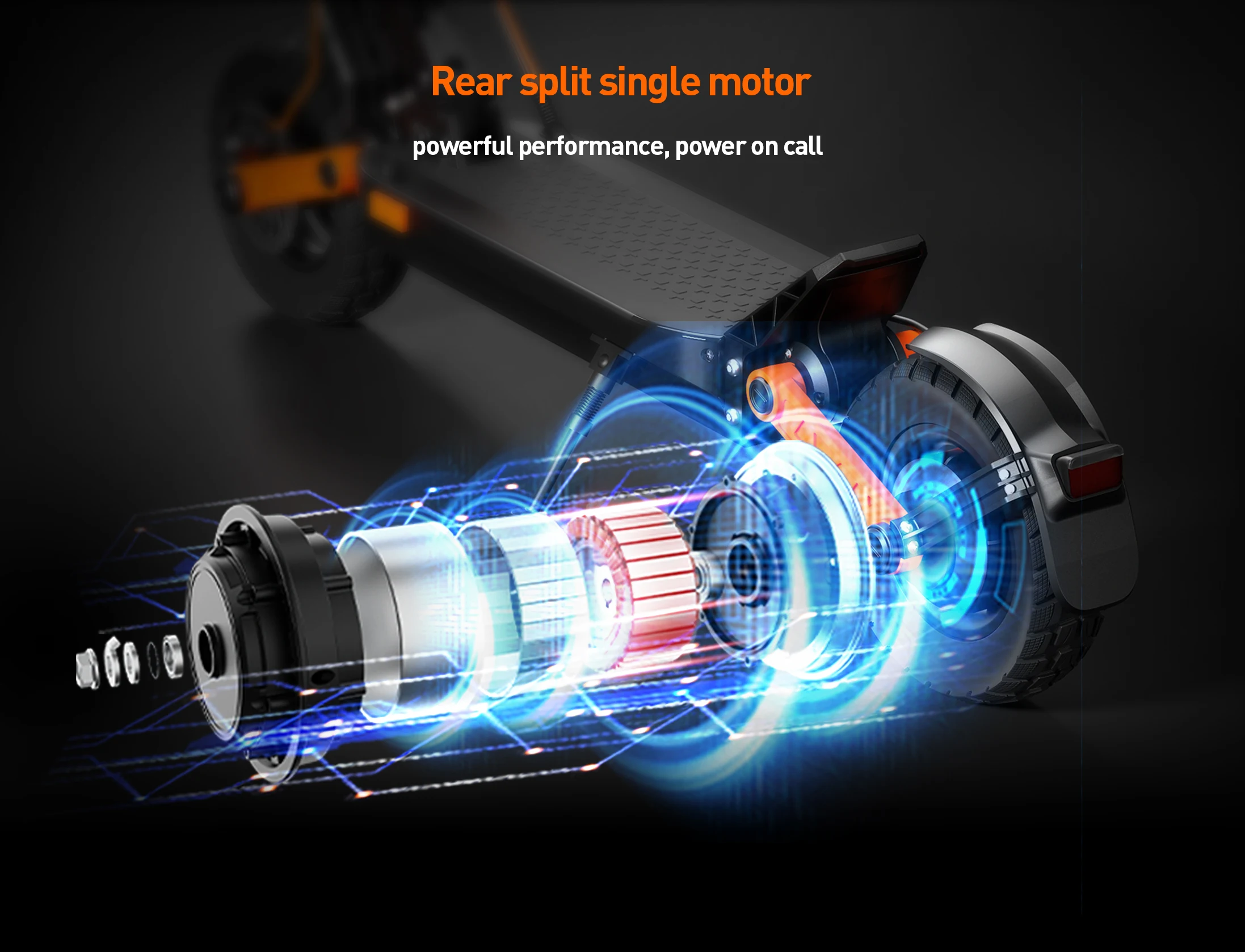 JOYOR S5 ABE Elektroroller für Erwachsene 48V13AH Akku Faltbar 10 Zoll Luftreifen Urban Commuting City E-Scooter – Detail 4