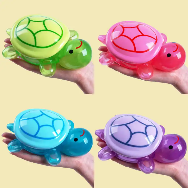 Cute Cartoon Luminous Turtle Storage Box Home Decor Resin Crafts Glowing Small Turtle Toy Storage Case Sending Little Turtle