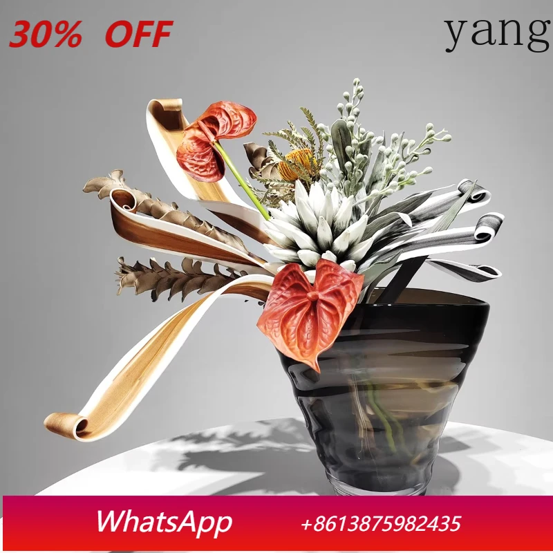 

LH light luxury immortal flower art flower arrangement model house atmosphere decoration simulation decoration