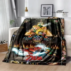 3D Z-Zeldas Cartoon blanket Warm Flannel blankets Soft and comfortable blanket Home Travel Blankets bed linings Birthday Gift