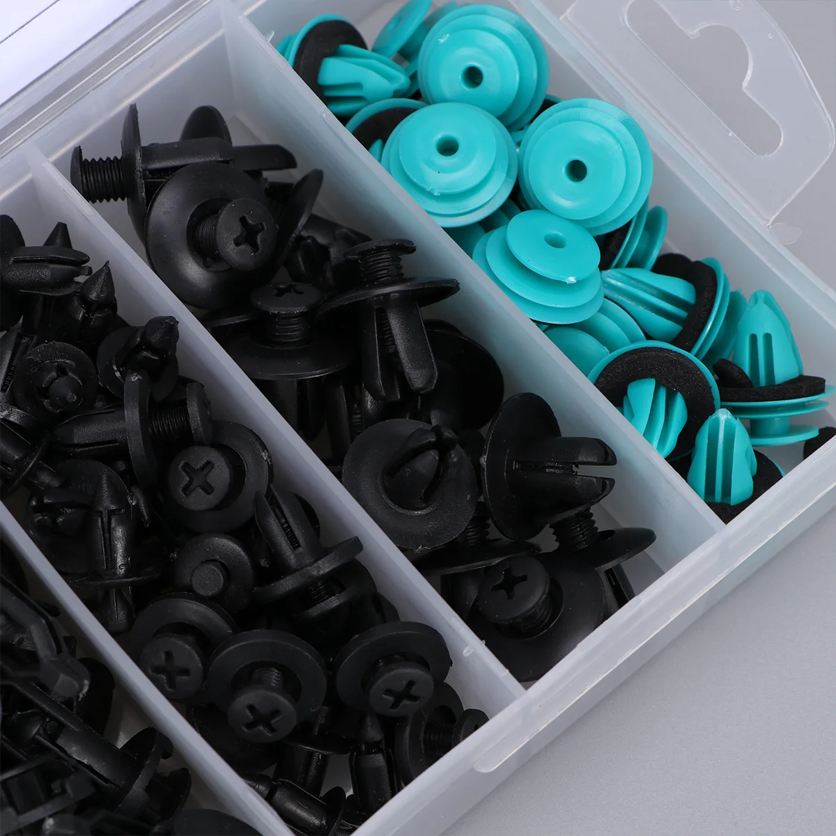 120 Pcs Fastener Clips Push Type Super Strong Bumper Flare Fastener Rivet Clips Clamps