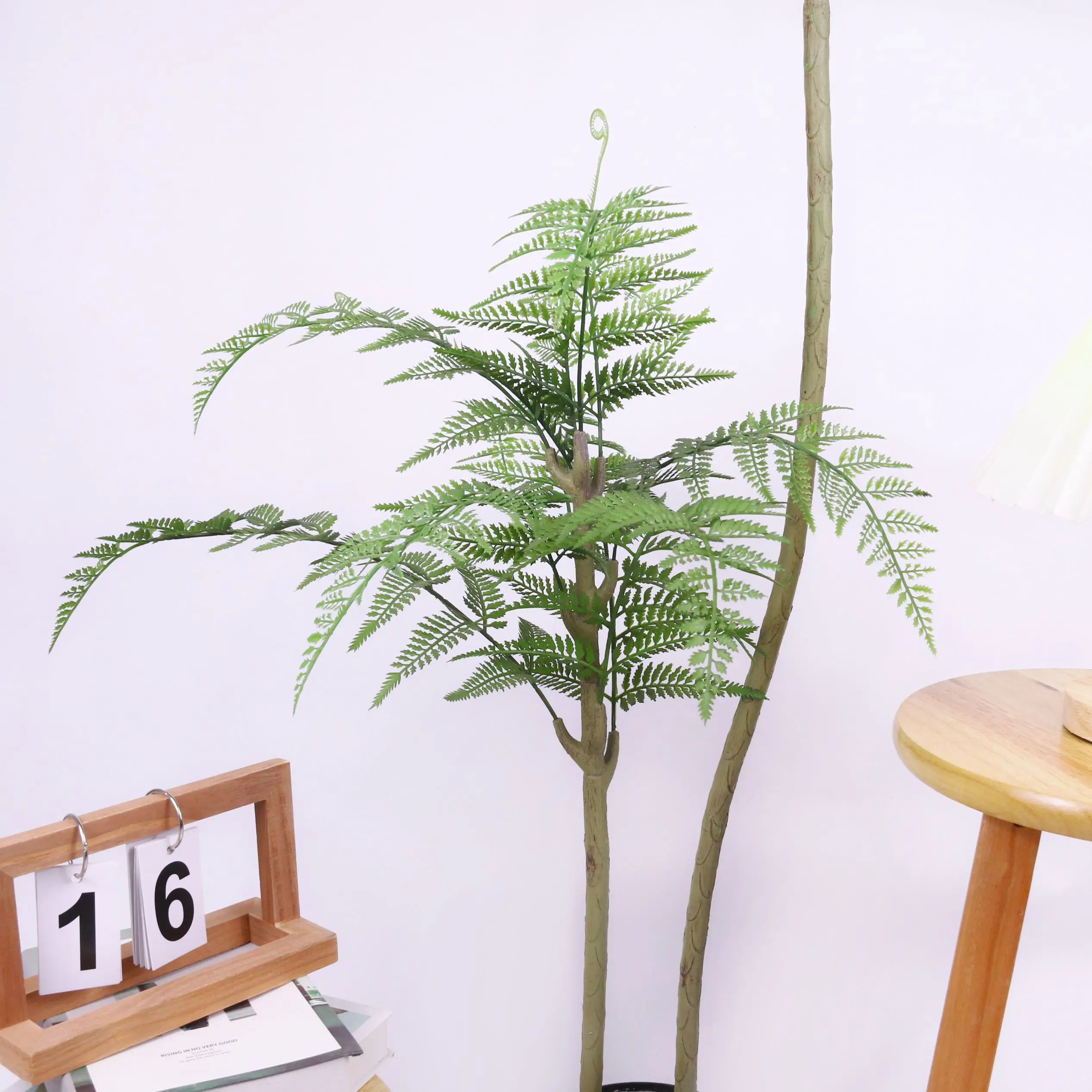 

Large Fake Palm Tree Artificial Tropical Plants Plastic Monstera Leaves Big OliveTree Foliage for Home Garden Decor