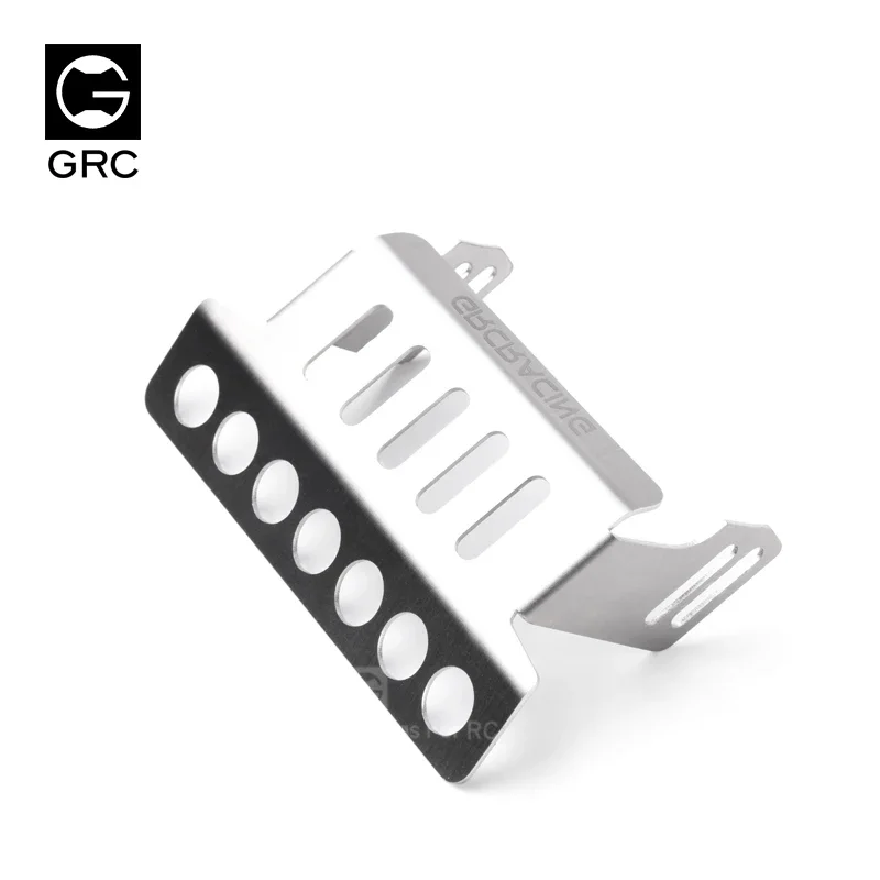 GRC przednia ochrona podwozia płyta ze stali nierdzewnej/pancerz dla 1/10 RC Traxxas TRX-4 Defender cześć zapasowa akcesoria # GAX0106E