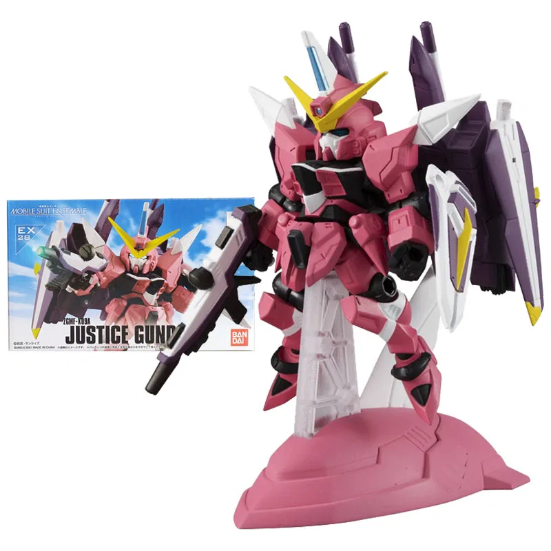 

Bandai Gundam Model Kit Anime Figure PB MSE EX28 ZGMF-X09A JUSTICE Genuine Gunpla Model Action Toy Figure Toys for Children