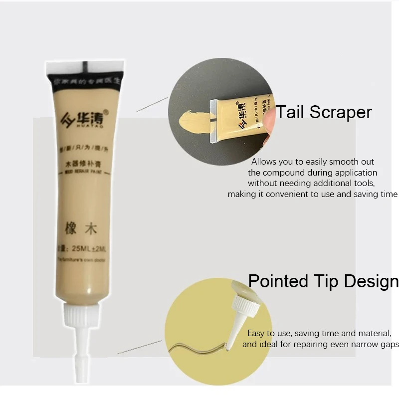 Multicolor Wooden Furnitures Scratch Repair Agent,Multipurpose Touch-up Paste for Floor Stairs Wood Door,Scratch Repair Filler