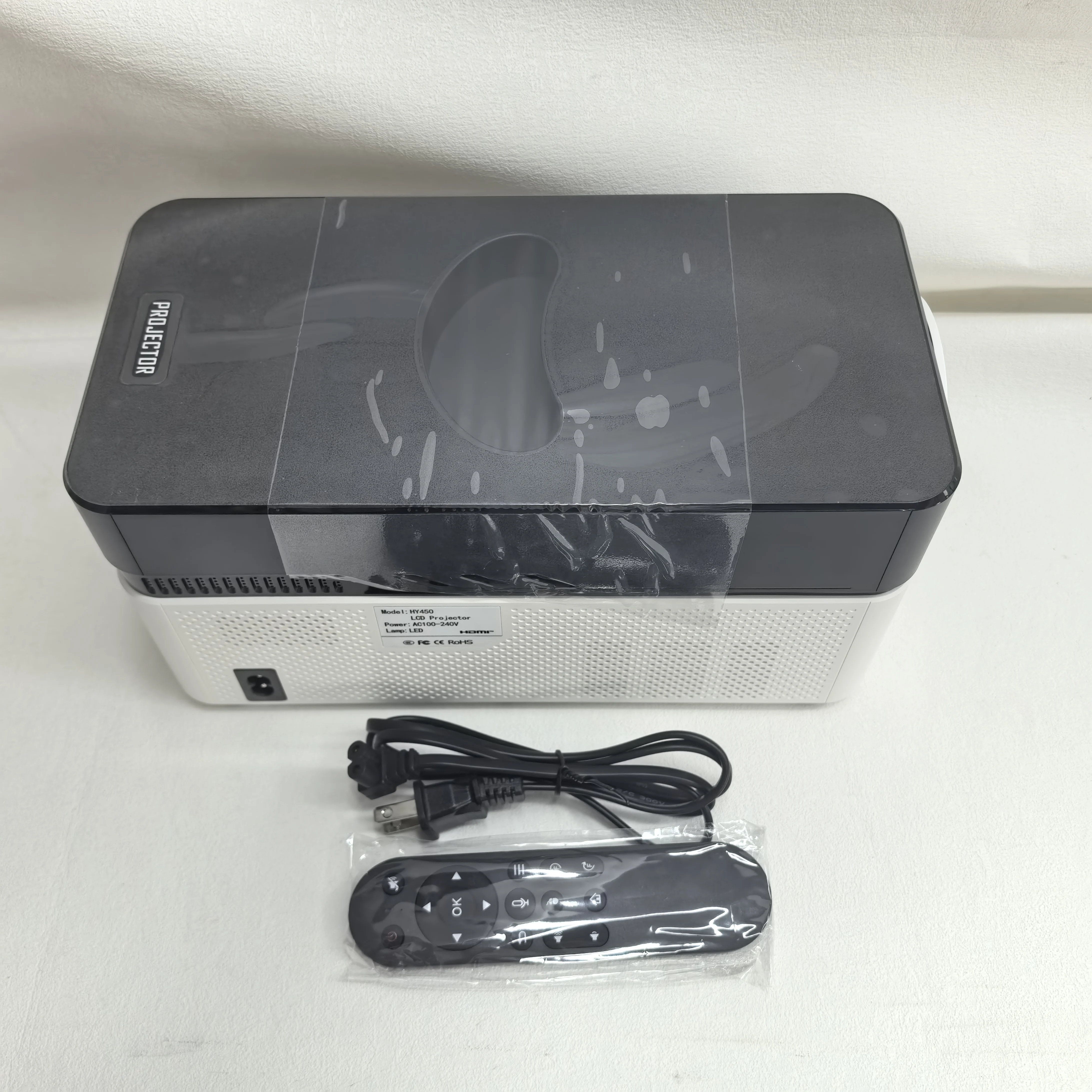 جهاز عرض HY450PRO بدقة 4K قصير - مراجعة Home Cinema Ultra Short Throw Projector وسعره