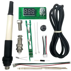 Nova Unidade Elétrica Digital Ferro De Solda Estação Controlador De Temperatura Kits para HAKKO T12 Lidar Com DIY kits LED interruptor de vibração