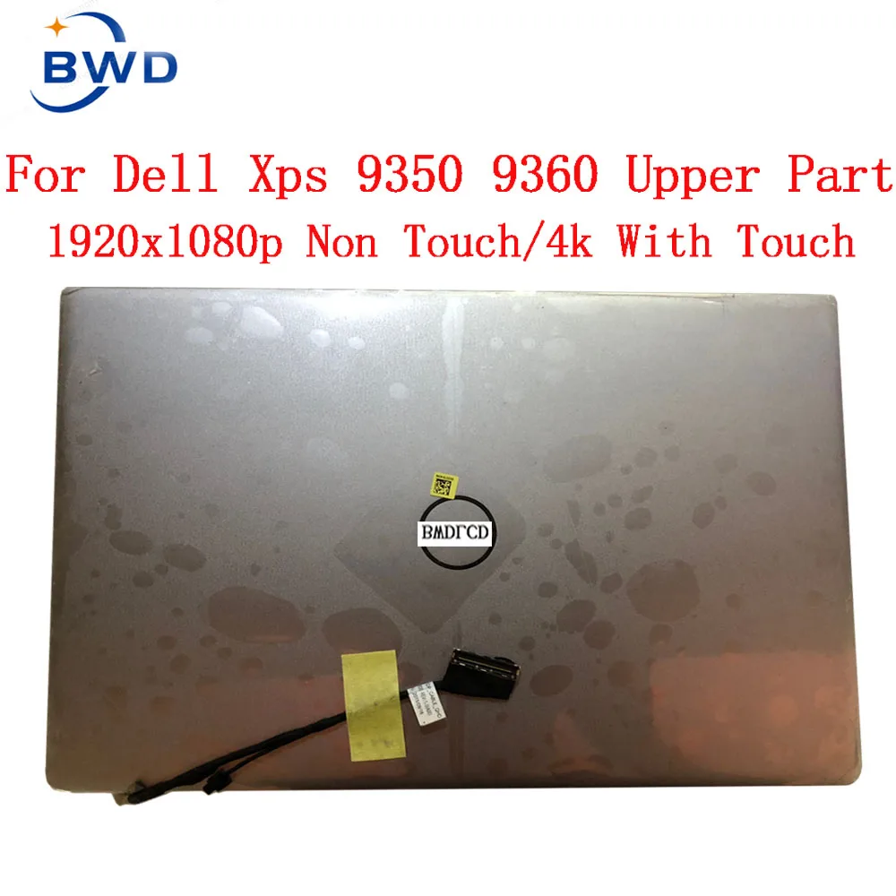 Originele 13.3 "Voor Dell Xps 13 9350 9360 Lcd Touch Screen Montage Display P54G P54G002 1920X1080P 3200X1800 Getest